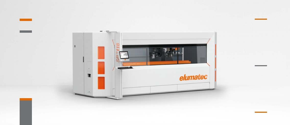 Das neue elumatec SBZ 118 bietet volle Funktionalität auf minimaler Fläche Elumatec