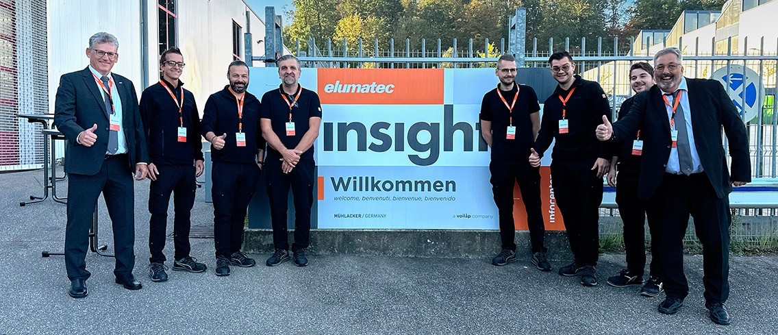 elumatec Insight 2023: klanten onder de indruk van naadloze lasoplossing tijdens recordevenement in infocenter in Mühlacker