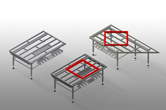 Tables d&rsquo;assemblage horizontales HT elumatec