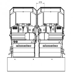 Products for machining PVC DG 142 XL  11. Double mitre saw DG 142 XL elumatec