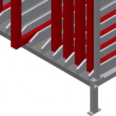 Sistemi di scaffali FPRM 10 Appoggio orizzontale/verticale elumatec