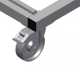 Chariots de transport pour profilés PHW 2000 Protection plastique pour PHW 1600/2000 elumatec