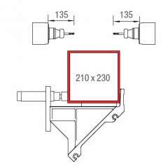 Produits pour l’usinage du PVC SBZ 122/73 Zone d'usinage axes Y et Z elumatec