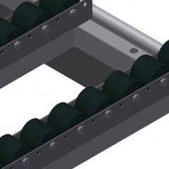 Mesas de montaje horizontal HT 1000 Soporte de rodillos compl. para HT 1000/PVC elumatec
