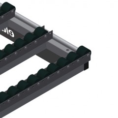 Tables d’assemblage horizontales HT 1000 Support à rouleaux complet pour HT 1000/PVC elumatec