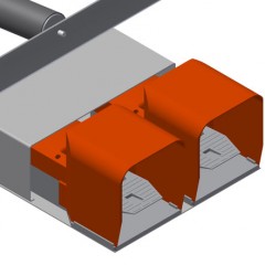 Stojaki montażowe MS 4000 Włącznik nożny elumatec
