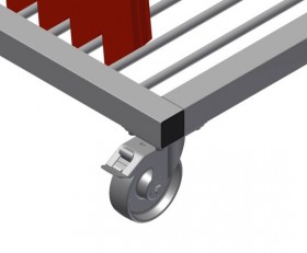 PWS 4000 Roulettes de direction elumatec