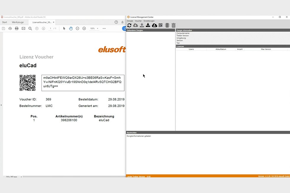 Aktivierung von eluCad Lizenzen elumatec