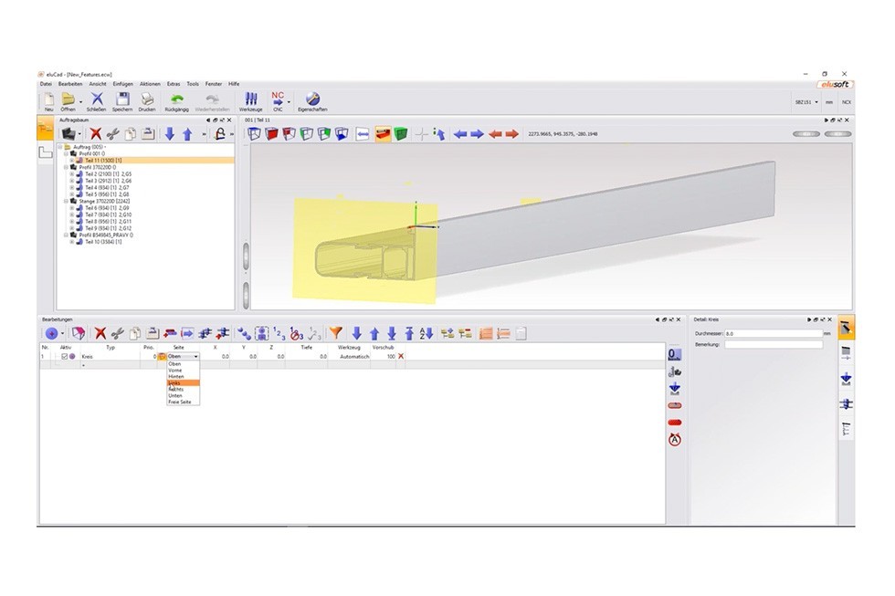 elucloud - Neue features in elucad 2.1 elumatec